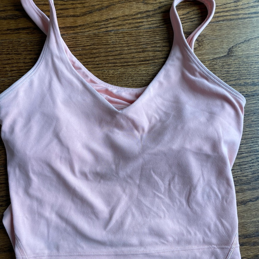 Lululemon dew pink align tank size 2